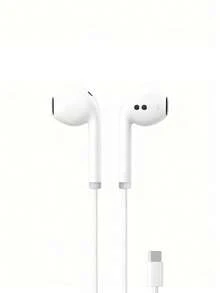 سماعات أذن سلكية متوافقة مع آيباد Lightning/TYPE-C؛ سماعات EarPods سلكية بواجهة Lightning TYPE-C، متوافقة مع آيباد وأندرويد؛ جهاز تحكم عن بعد مدمج للموسيقى والمكالمات الهاتفية والتحكم في مستوى الصوت - مشاهدة 10