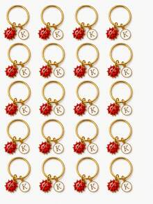 Ladybug Metal Keychain, Customizable, Back To School Bag Keychain Gift, Mother's Day Father's Day Gift, Gift For Boys Gifts For Mother, Father, Graduation, And Teacher - Red Ladybug - View 5