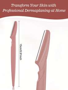 30/24/12/6/3/1pc. Eyebrow Trimmer And Razor, Exfoliating Hair Removal Tool, Body Hair Removal Trimmer And Facial & With Long Handle Safety Blade, Stainless Steel Eyebrow Trimming Tool With Precision Protective Cover, Suitable For Travel Use Razor, Can Be Used For Eyebrow Trimming And Shaving - Multicolor - View 4