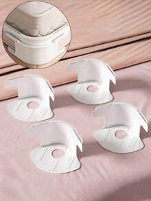 4/8pcs Bed Sheet Fasteners (Only For Fixing Bed Sheets) Innovative Bed Sheet Fasteners, Bed Sheet Straps, Heavy Duty Bed Sheet Fasteners And Corner Straps, Suitable For Various Mattress Sizes, Perfect For Daily Home Use - Multicolor - View 4