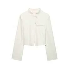 THREADLY Autumn New Women's European And American Style Fashion Minimalist Versatile Short Blazer - Beige - View 3
