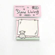 100pcs/Bag Cartoon Pattern Sticky Notes, Ins Style Pattern Planner Material Memo Pads, Reusable Sticky Notes, Suitable For School, Office, Home Memo Notes, Back To School, Halloween, Office, Office Desk Accessories, Stationery Supplies - one-size - View 8