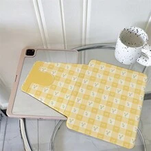 1件 360°可旋轉平板保護殼，多角度視角書本式支架，相容 iPad A16 2025、Galaxy Tab S9 FE/S8 Plus/S7/S10、Pad、Matepad、Pad、Honor Pad、Xiaoxin Pad - 彩色 - 查看 2