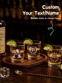 1件式客製化婚禮烈酒杯，刻字派對杯，2盎司迷你烈酒杯，婚禮伴手禮，情人節烈酒杯，粉色蝴蝶結愛心烈酒杯，獨特慶祝玻璃杯，客製化派對烈酒杯，刻字婚禮禮物，生日派對 - 多色 - 查看 3