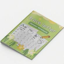 Letter Practice Workbook, A-Z Letter Tracing, Handwriting Practice Pages, Pinyin Activities, Uppercase And Lowercase Writing Practice, Illustrations, Clear Layout, Daily Practice - Alphabet Workbook - View 10