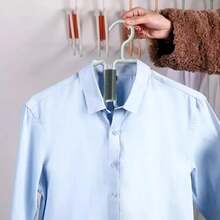 12 Pack Foldable Coat Hanger,Portable Travel Hangers, Space Saving Fold In - View 5