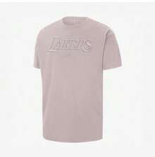 Nike Neues Herren Rundhals besticktes minimalistisches Kurzarm T-Shirt FJ0572-019 - Mauve - Übersicht 1