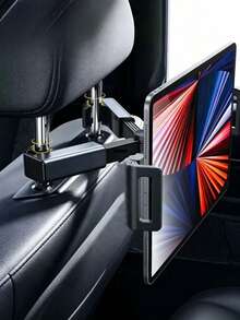 360° Adjustable Car Headrest Tablet Phone Mount, Universal Back Seat Holder For Kids, Telescopic Auto Headrest Bracket For Baby Car Seat Entertainment - Multicolor - View 8