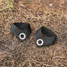 8Pcs Camping Tarp Poles Holder Fixing Anchor With Metal Hole Tent Poles Feet Clasp Fastener For Awning Canopy Rainfly Tarp Hammock Rain Fly Sun Shade Shelter Tent Stakes Ground Tent Pegs - Black - View 8