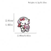 SANRIO 1個可愛卡通金屬徽章 胸針 柔軟甜美貓咪合金包包配件別針 - 彩色 - 查看 8