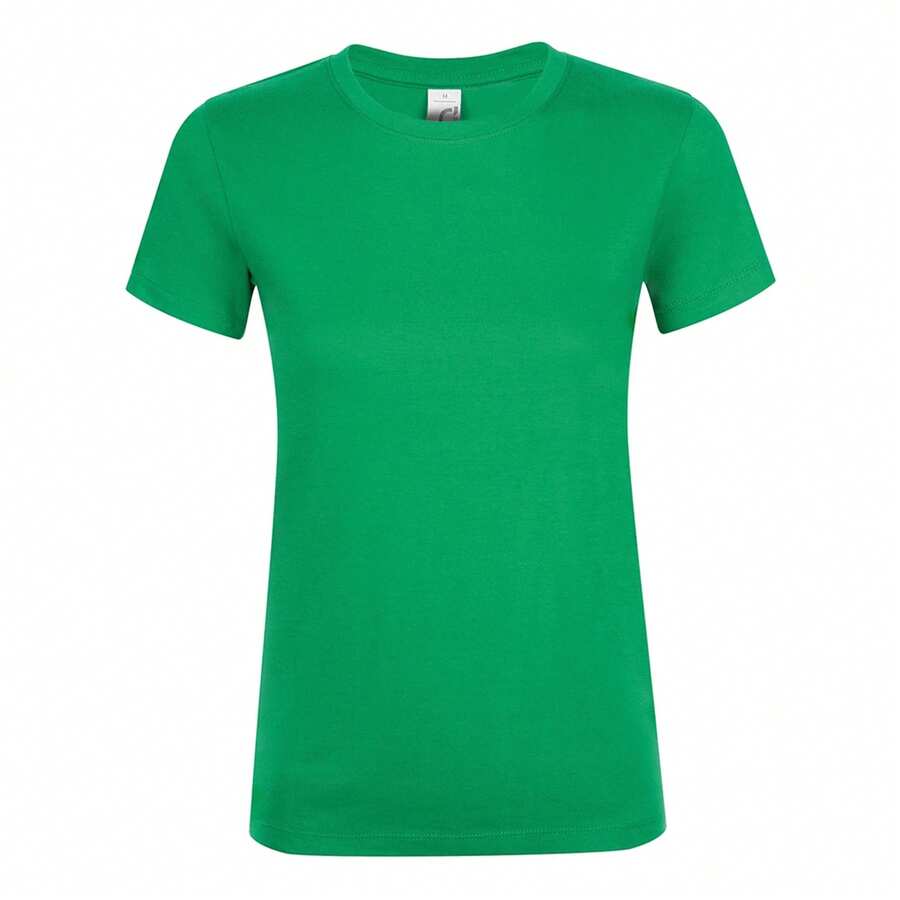 SOLS Womens/Ladies Regent Short Sleeve T-Shirt - Kelly Green - View 1