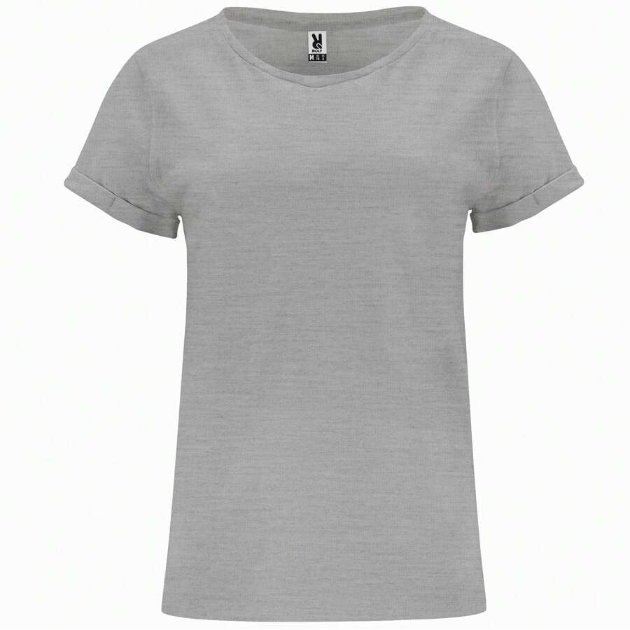 Roly Womens/Ladies Cies T-Shirt - Heather Grey - View 1