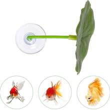 3件組鬥魚葉子吊床，柔軟水族裝飾塑料植物，實用休息處，鬥魚魚缸裝飾，鬥魚休息隱蔽葉子產卵蓮葉人造水生植物葉睡眠床，魚缸造景植物休息葉，適用於睡眠、休息、隱蔽、玩耍 - A - 查看 6