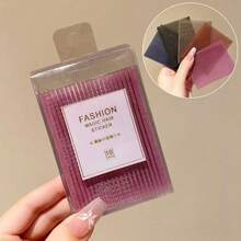 10pcs Seamless Magic Hair Clips - Strong Adhesive Bangs Clips, Portable Barber Hair Clips, Easy Styling, Hair Clips, Magic Hook And Loop Clips, Hair Clips - Multicolor - View 12