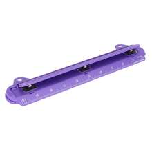 Eagle 3 Hole Punch, Portable Ring Binder 3 Hole Punch, Paper Puncher With Integrated Ruler, 10 Sheets Capacity, For Ring Binders, Office Supplies, Purple/Black/Pink/White - Three-hole Punch - View 9