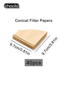 choxila 1pc Ceramic Coffee Dripper, Paper Cup Shaped Pour Over Coffee Filter, Permanent Pour Over Coffee Filter Coffee Funnel, Coffee Accessories - Coffee Filter - View 15