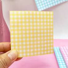1/4PCS Notas Adhesivas con Patrón de Cuadrícula, 60 Hojas por Libro, Bloc de Notas Autoadhesivos Coloridos, Adecuado para Mensajes y Recordatorios de Estudiantes, Escuela, Pestañas de Página Cuadradas con Papel de Cuadrícula, Adecuado para Estudiantes, Profesores, Profesionales, Organización y Toma de Notas - Notas adhesivas con cuadrícula - Ver 8