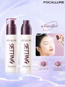 FOCALLURE 65ml Perfect Long-Lasting Setting Spray, Ultra-Fine Mist Non-Sticky, Hydrating Oil-Control, Sweat-Resistant Smudge-Proof Non-Drying Non-Sticky, Suitable For Multiple Occasions, Skin-Friendly Formula, Daily Makeup Essential - 65ml - View 10