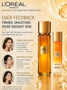 L’Oreal Paris L'Oreal 蜂蜜膠原蛋白精華水 & 乳液套組，65ml+50ml /130ml+110ml，輕盈質地深層補水保濕，減少皺紋，緊緻亮白，適合所有膚質 - LOTION & ESSENCE WATER SET - 查看 9