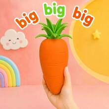 1pc Extra Large Realistic Pineapple Squeeze Ball, Soft Pressure Relief Toy, Slow Rebound Sensory Toy, Fun Squeezing Toy For Kids, Party Favor, Birthday Gift - Multicolor - View 13