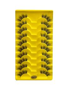 MENGJIESHANGPIN 7 Pairs/Pack HY-02 Natural Curly Messy Long-Lasting False Eyelashes, Eyelash Extensions, Long Eyelash Strips - View 7