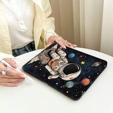 1個翻蓋式桌上型保護殼，附筆槽，太空人、行星與星星圖案，360度旋轉支架，內建筆槽，PU皮革保護殼附支架，自動休眠/喚醒功能，適用於Honor 8/9/10、Honor X8/X8A/X9/X8Pro/X9Pro/X9A/V8 Pro/GT 11.5吋及其他機型 - 彩色 - 查看 9