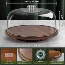 Bandeja giratoria para mesa - Cúpula acrílica - Plana - Ver 11