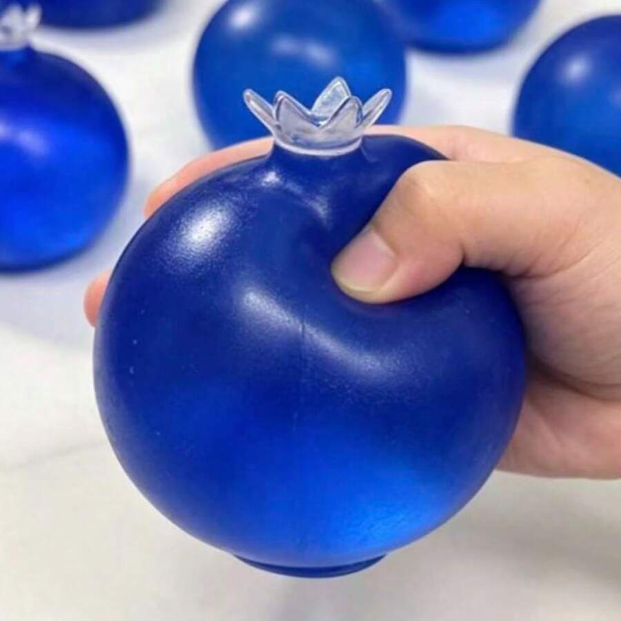 蓝莓挤压玩具,缓解压力桌面摆件,多形状慢回弹指尖玩具,适用于办公室 - 查看 1