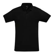 SOLS Mens Perfect Pique Short Sleeve Polo Shirt - 黑色 - 查看 1