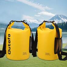 YESPACE 10L/20L/30L 防水防水袋 附側邊網袋，游泳背包，適合漂流、衝浪、徒步、戶外運動、獨木舟、划船、游泳、滑雪裝備 - 彩色 - 查看 13