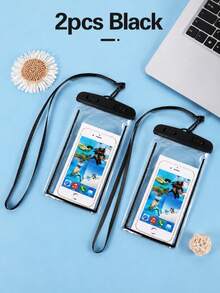 1/2/3pcs Universal Waterproof Phone Pouch/Case, Compatible With IPhone 17, 16, 15, 14, 13 Pro, Max Plus, Suitable For Swimming, Rafting, Diving, Underwater Photography, Beach, Outdoor Sports, Summer Travel, Vacation, Back To School Essential - Multicolor - View 32