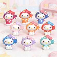 (隨機1件) 正版授權 Sanrio 星座桌面擺飾，Hello Kitty 主題迷你桌面裝飾，成人居家造型配件，14+ - 彩色 - 查看 1
