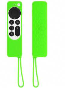 1pc Silicone Remote Control Protective Cover, Compatible With Apple TV 4K 2021 (2nd Gen) / 2022 (3rd Gen) Remote - Multicolor - View 11