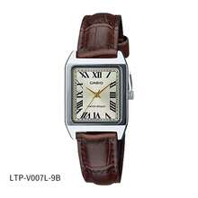 Casio Women's Square Watch, Silver Stainless Steel Band, Modern Geometric Design, White Dial Quartz Watch, Fashionable Women's Gift LTP-V007D-7B - one-size - View 13