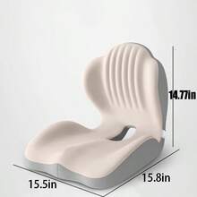 Ergonomic Seat Cushion, Office Lumbar Support Cushion, Posture Correction For Prolonged Sitting, Lumbar Support, Student Office Chair Lumbar Pad, Memory Foam Lumbar Support. - A - View 11