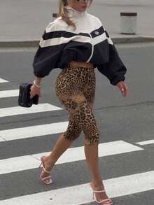 Brown Leopard Print