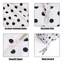 Bolso de bolos de nailon, bolso de mano con llavero, estilo minimalista, bolso de trabajo de gran capacidad para ir al trabajo, bolso de hombro de moda nuevo, adecuado para uso diario - Multicolor - Ver 4