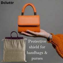 Handbag Dust Bag | 1pc Washable Pure Cotton Handbag Storage Bag | Suitable For Handbags, Women's Bags, Boots And Shoes Dust-Proof Storage | Drawstring Travel Storage Pouch - Multicolor - View 7