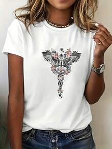 Women T-Shirts - White - View 2