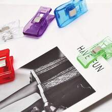 100/50/31/10/1pc Multicolor Sewing Clips, Quilting Clips, Multi-Functional Plastic Fabric Clips, Craft Tools, Office Clips, Sewing Clamps, Crochet Knitting Clips, Universal Quilting Hemming Clips, Fabric Clips, Paper Clips, Random Color - Colorful Sewing Clips and Fabric Clips - View 7