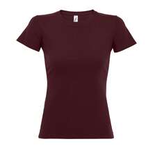 SOLS Womens/Ladies Imperial Short-Sleeved T-Shirt - Burgundy - View 1