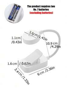 مصباح مكتب LED صغير USB لحماية العين، مصباح قراءة ليلي، مناسب لغرفة النوم وغرفة المعيشة والدراسة والسكن الجامعي، هدية عيد ميلاد، مشبك كتاب لحماية العين، مشبك ياقة، مصباح ليلي للأجواء على المكتب - مصابيح مشبك الكتاب - مشاهدة 11