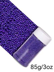 85g/3oz Colorful 2mm Small Pearl Beads For Cake Decoration, Suitable For Decorating Cupcakes, Donuts, Ice Cream And Cakes. Perfect For Bakery Cake Decoration, Birthday Parties, Weddings, Christmas, Halloween And Theme Party Decoration. For Decoration Only, Not Edible - Multicolor - View 14