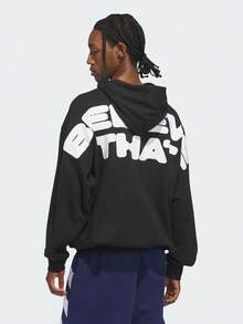 Adidas 男士 ANTED BT HOODY 針織連帽衛衣 KC8460 - 黑色 - 查看 3