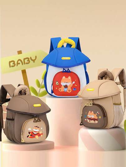 1pc This Stylish Cartoon Mini School Uniform Backpack Is Suitable For Various Occasions And Is The Perfect Gift For Teenagers.