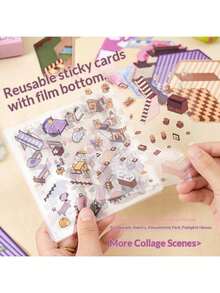 3D Miniature Scene Collection DIY Gift No-Cut Landscape Sticker Set Extra Large Gift Box - Birthday Gift - Perfect Gift - Holiday Gift - Multicolor - View 6