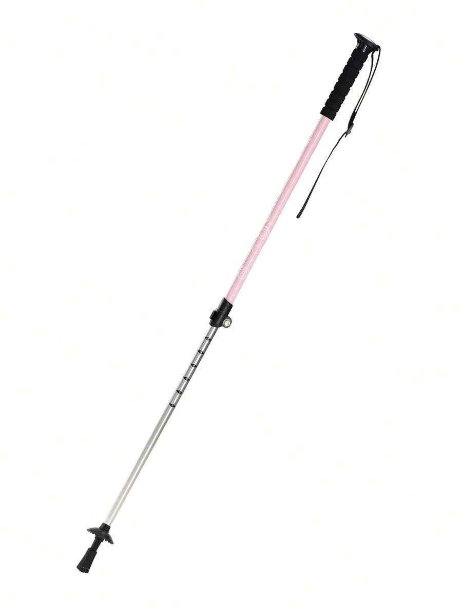 CAMEL CROWN Children's Professional Hiking Poles, Lightweight Aluminum Alloy Carbon Fiber Telescopic Walking Sticks - Cherry Blossom Pink - View 1