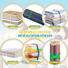 3pcs Durable Beach Towel Clips/Windproof, Break-Resistant, High-Elasticity/Suitable For Pools, Beaches, Cruises, Outdoor Use/Material Handling Accessories, Towel Ties, Beach And Office Essentials - C - View 10