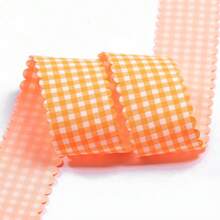 Wavy Edge Plaid Ribbon DIY Bow Baking Floral Clothing Decoration Ribbon - Multicolor - View 13