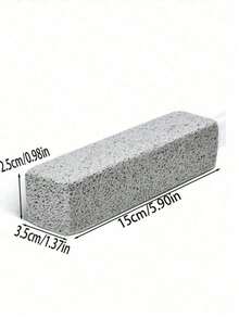 3/2/1pc Granite Cleaning Toilet Brush, Suitable For Toilets And Bathroom Surfaces. Strongly Removes Hard Water Stains, Easily Cleans Rust, Scale And Dirt. Reusable, Non-Abrasive, Suitable For Ceramics. Summer Model For Bathroom Decoration. - Multicolor - View 9